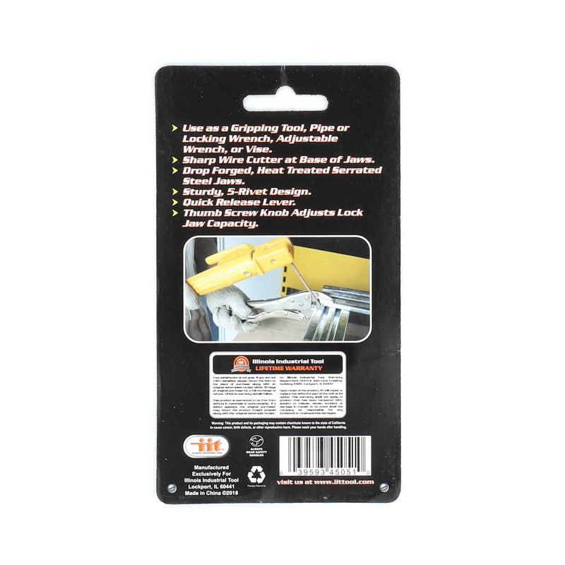 IIT 10'' LOCKING PLIER-CURVED JAW