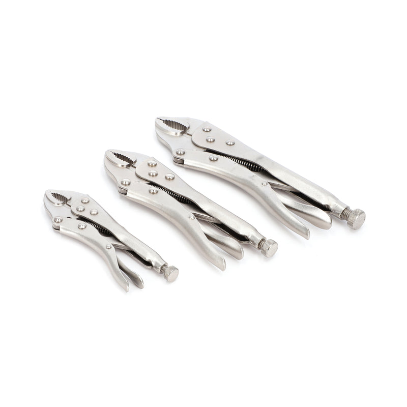 IIT 3pc LOCKING PLIERS CURVED JAW