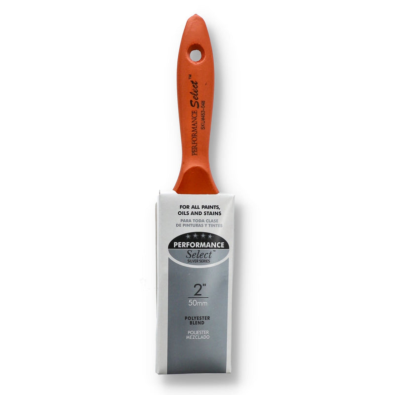 PERFORMANCE SELECT 2'' FLAT WOOD HANDLE BRUSH POLY BLEND