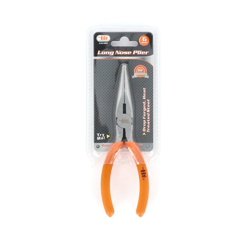 IIT 6'' LONG NOSE PLIERS