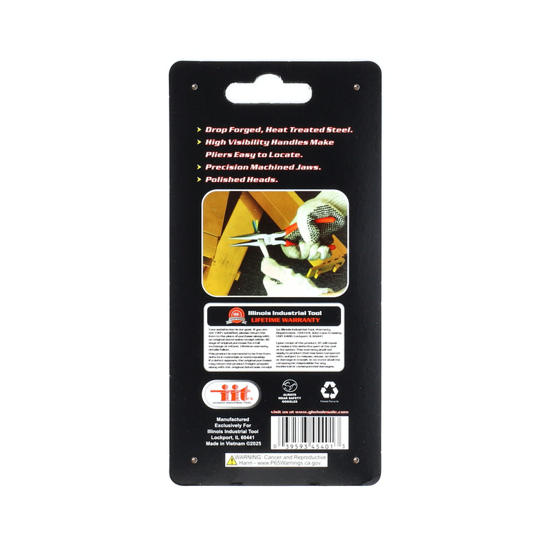 IIT 8'' LONG NOSE PLIER