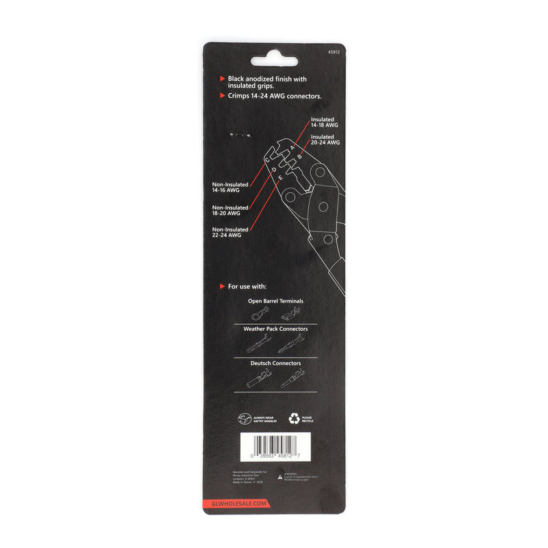 IIT PRO CRIMPER TOOL OPEN BARREL AWG14-22