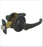 HH GREYSTONE PRIVACY LEVER LOCKSET CLASSIC BRONZE