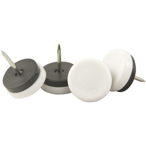 SOFT TOUCH 4PC 5/8'' NAIL-ON FURNITURE GLIDERS