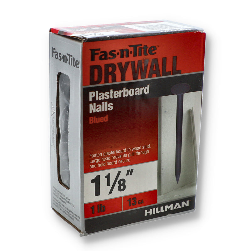 FAS-N-TITE 1lb DRYWALL PLASTERBOARD NAILS 13G 1-1/8''