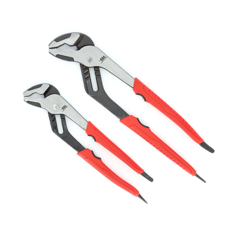 IIT PRO 2pc GROOVE JOINT PLIERS WITH SPUD BAR ENDS