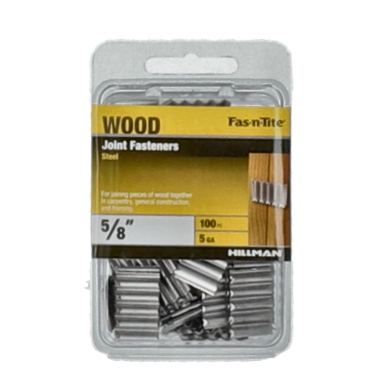 HILLMAN 100PC STEEL WOOD JOIST FASTNERS 5/8'' 5 GAUGE