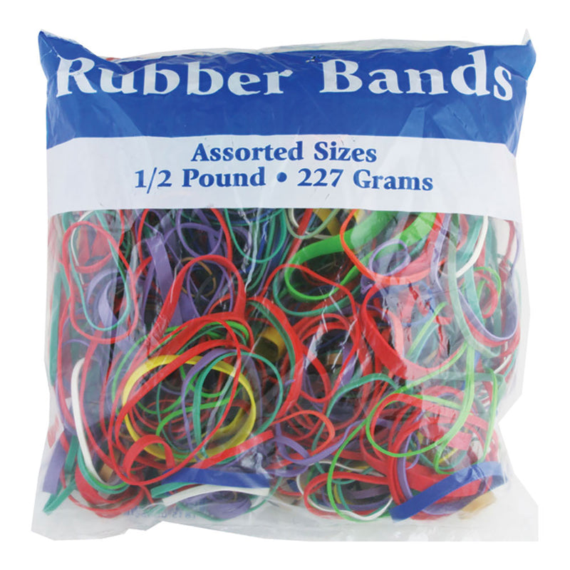 1/2LB BAG RUBBER BANDS ASSORTED -NO ONLINE SALES