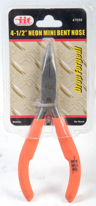 IIT 4 1/2'' MINI BENT NOSE PLIERS