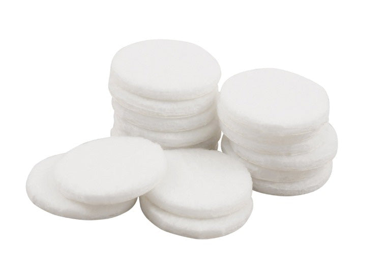 SOFT TOUCH 16 PC 1'' ROUND FELT PADS SELF ADHESIVE WHITE