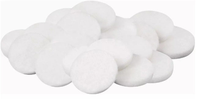 SOFT TOUCH 6PC 3/4'' ROUND FELT PADS SELF ADHESIVE WHITE