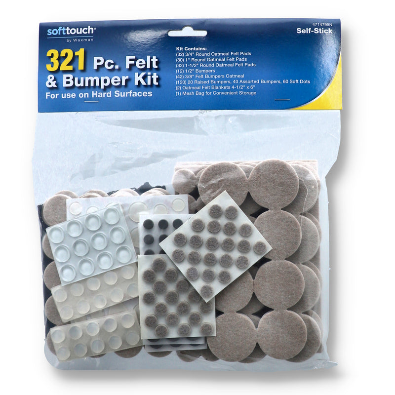 SOFT TOUCH 321PC FELT & BUMPER KIT OATMEAL