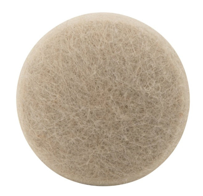 SOFT TOUCH 60PC 1'' ROUND HEAVY DUTY FELT PADS OATMEAL SELF ADHESIVE