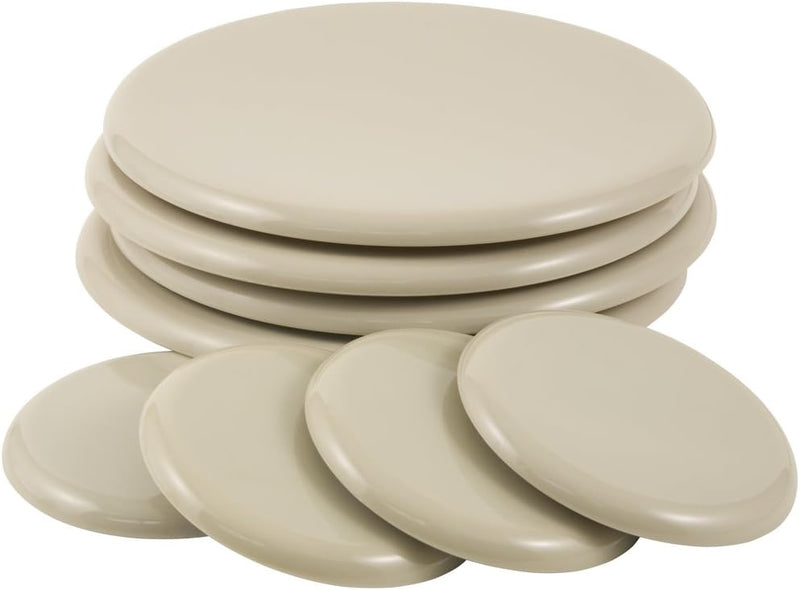 SUPERSLIDERS 8PC 3-1/2'' REUSABLE FURNITURE SLIDERS SET FOR ALL SURFACES