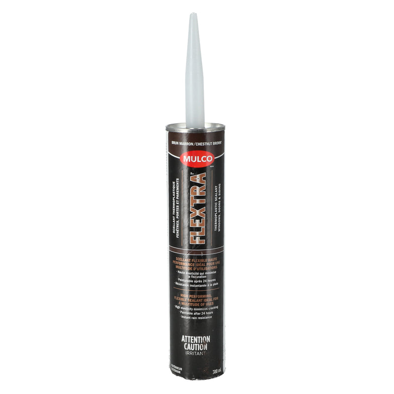 MULCO 10.1OZ FLEXTRA THERMOPLASTIC SEALANT CHESTNUT BROWN RESTRICTED SALES