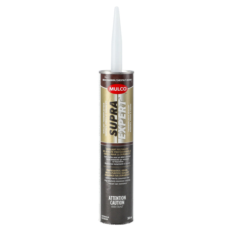 MULCO 10.1OZ SUPRA EXPERT THERMOPLASTIC SEALANT CHESTNUT BROWN RESTRICTED SALES