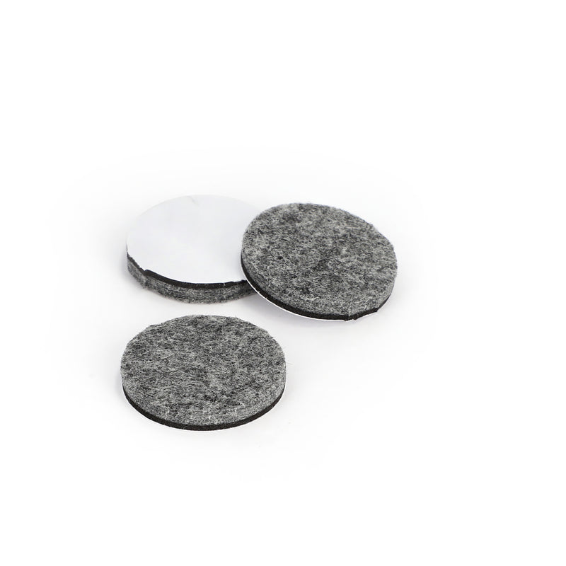 SOFT TOUCH 8PC 1-1/2'' ROUND GRAY FELT PADS SELF-STICK
