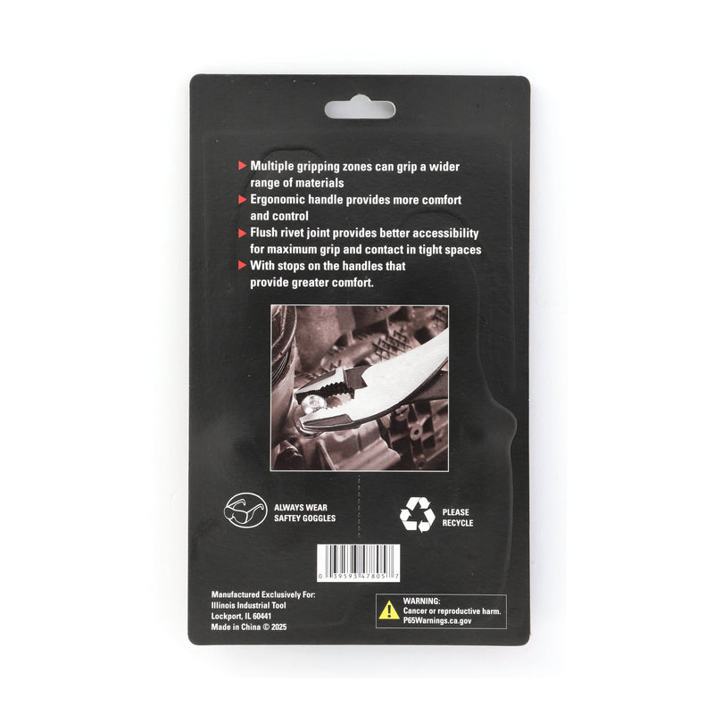 IIT PRO 2PC FLUSH RIVET SLIP JOINT PLIERS