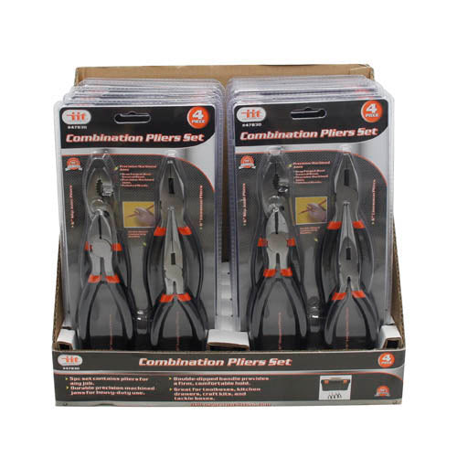 IIT 4pc 6'' PLIERS SET