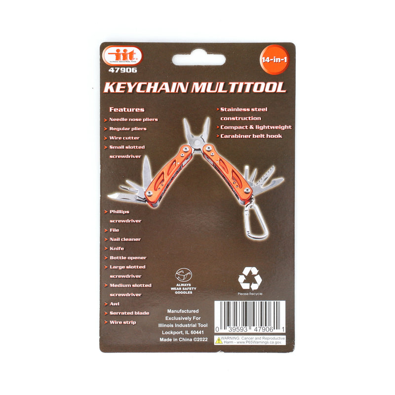 IIT 14-in-1 KEYCHAIN MULTITOOL