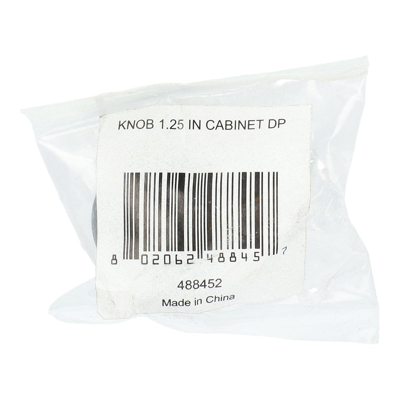 GLACIER AP CAB KNOB 1-1/4''