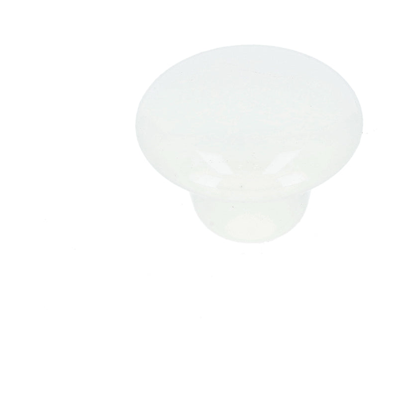 1.5" WHT PORCELAIN CAB KNO