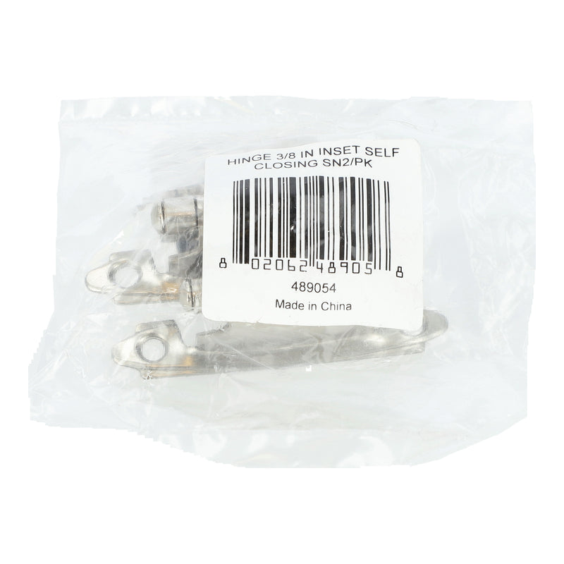 3/8'' INSET SN CABINET HINGE