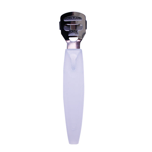 CALLUS SHAVER W/DISC FROSTED WHITE HANDLE P1067