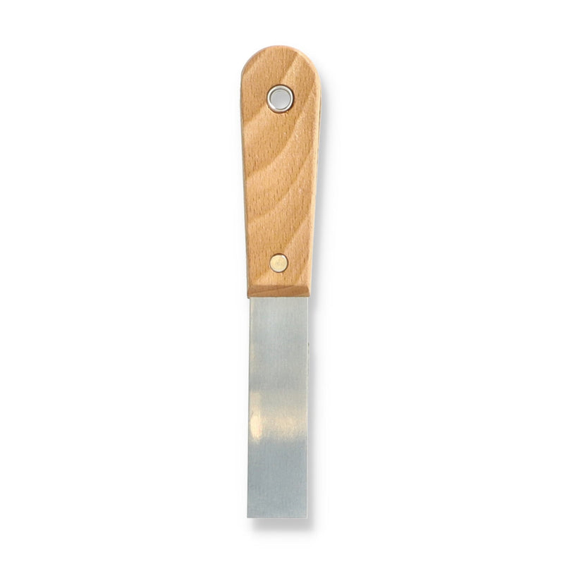 IIT 1'' FLEX PUTTY KNIFE WOOD HANDLE
