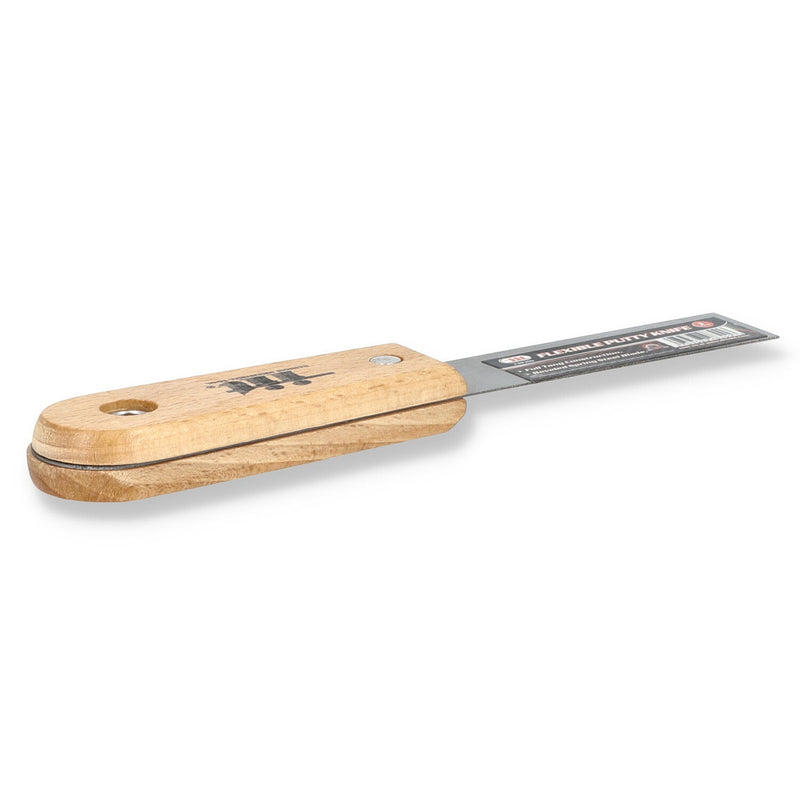 IIT 1'' FLEX PUTTY KNIFE WOOD HANDLE