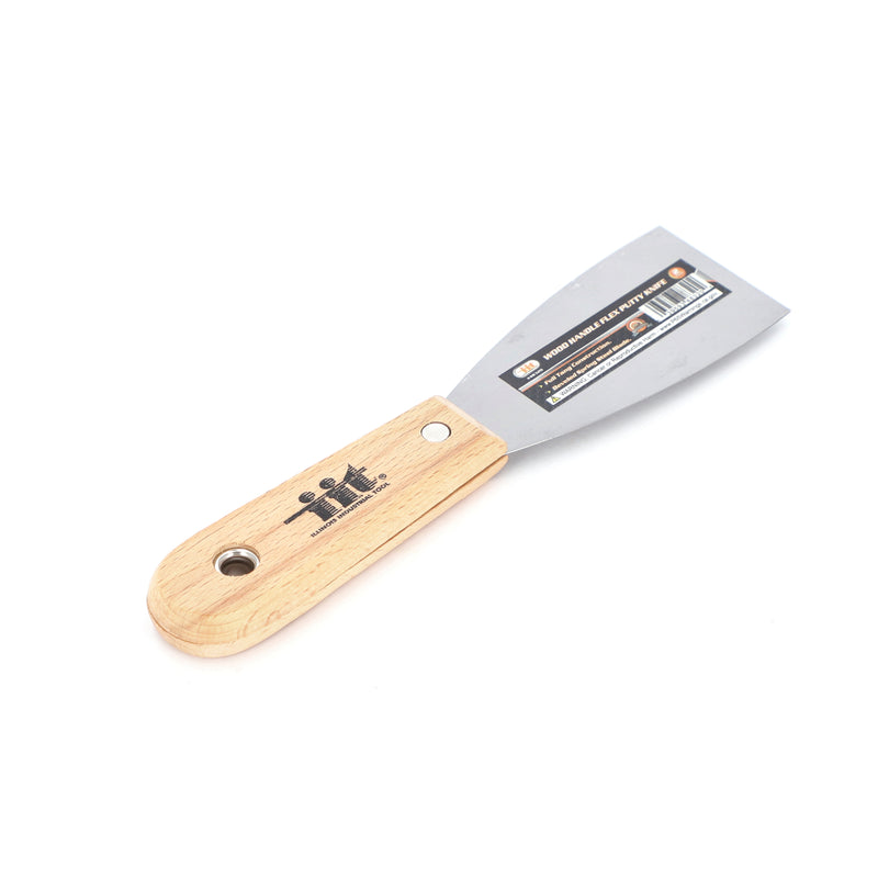 IIT 2'' FLEX PUTTY KNIFE WOOD HANDLE
