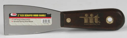 IIT 2'' FLEX PUTTY KNIFE WOOD HANDLE
