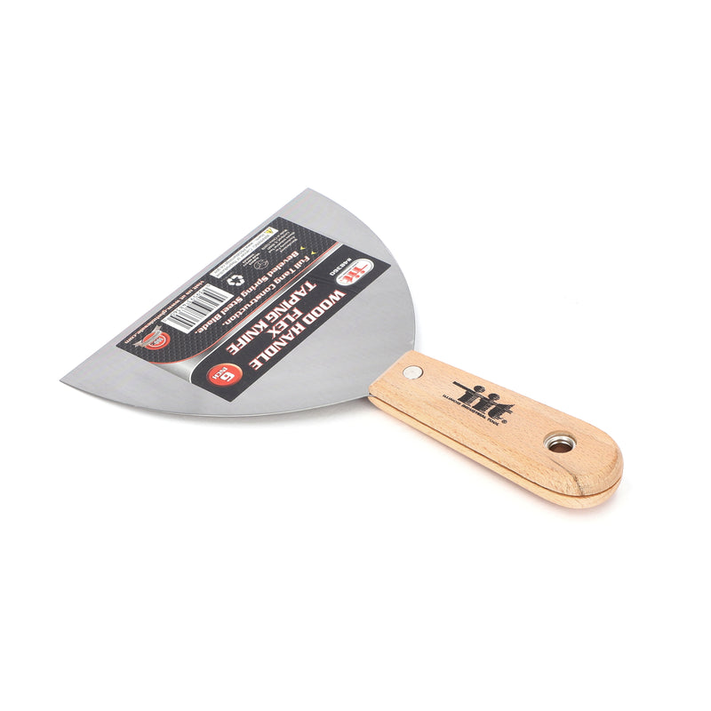 IIT 6'' FLEXIBLE TAPING KNIFE WOOD HANDLE
