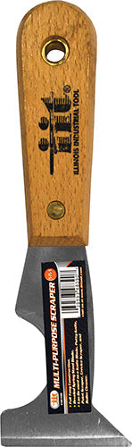 IIT 5-in-1 WOOD HANDLE PAINT SCRAPER