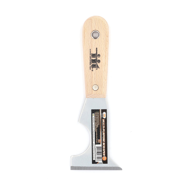 IIT 5-in-1 WOOD HANDLE PAINT SCRAPER
