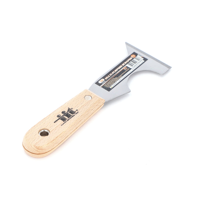 IIT 5-in-1 WOOD HANDLE PAINT SCRAPER