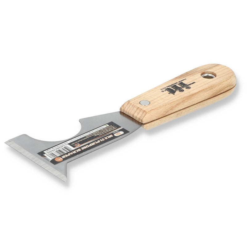 IIT 5-in-1 WOOD HANDLE PAINT SCRAPER