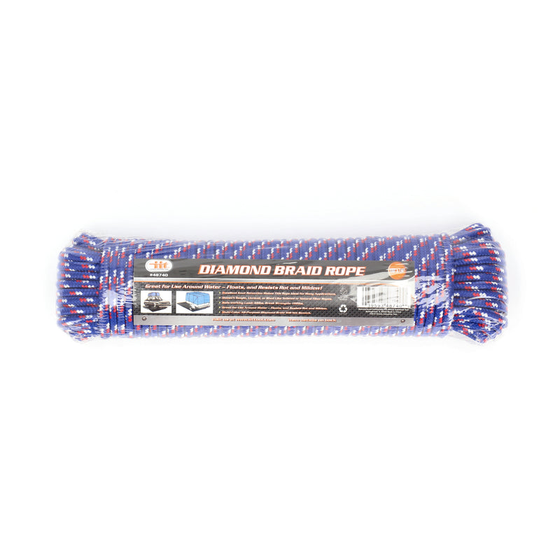 IIT 100' x 1/4'' DIAMOND BRAID ROPE