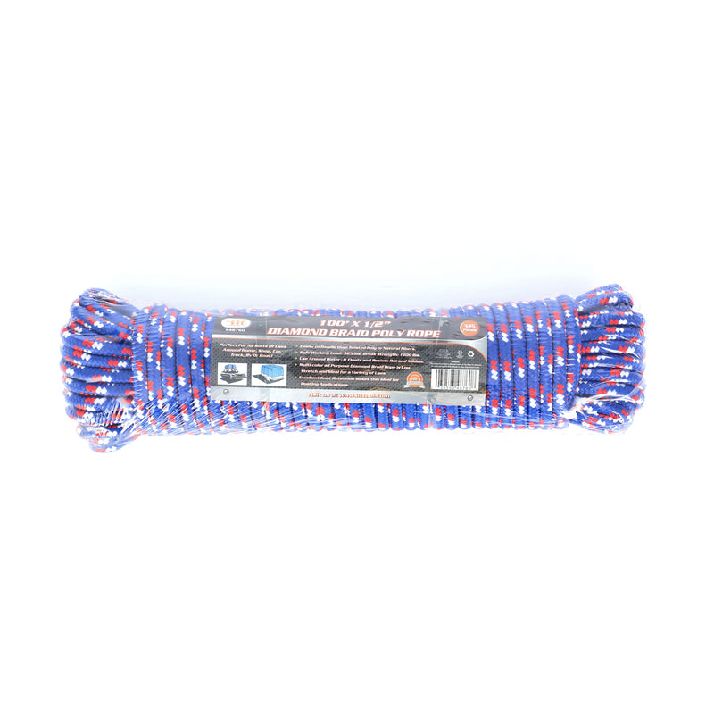 IIT 100' X 1/2'' DIAMOND BRAID ROPE