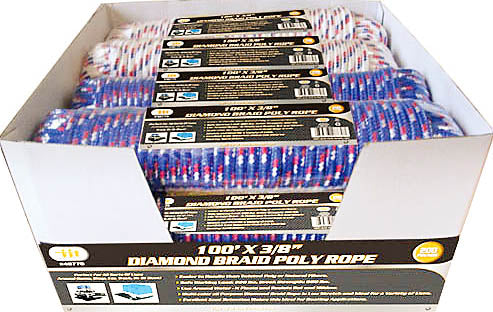 IIT 100' x 3/8'' DIAMOND POLY ROPE
