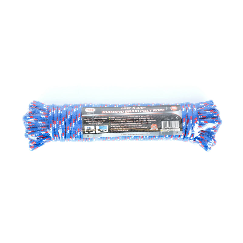 IIT 100' x 3/8'' DIAMOND POLY ROPE