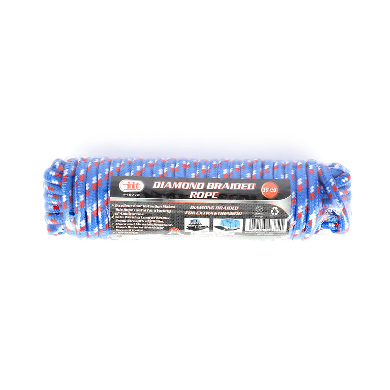 IIT 3/8'' X 50' DIAMOND BRAID ROPE