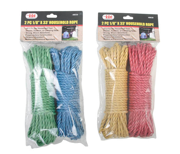 IIT 2pc 1/8'' X 33' POLY ROPE