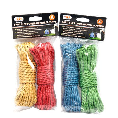 IIT 2pc 1/8'' X 33' POLY ROPE