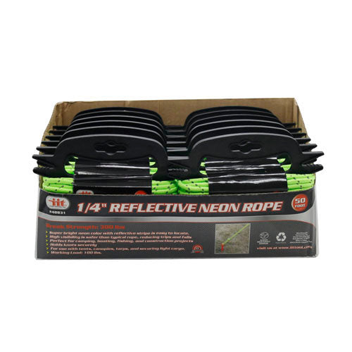 IIT 1/4''x 50' REFLECTIVE NEON ROPE