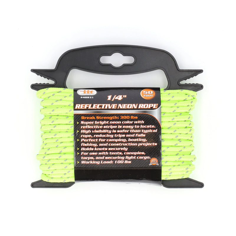 IIT 1/4''x 50' REFLECTIVE NEON ROPE