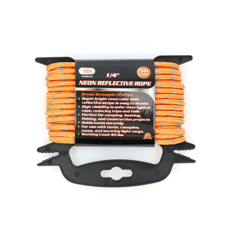 IIT 1/4''x 50' NEON REFLECTIVE ROPE
