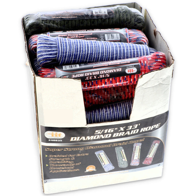 IIT 5/16'' x 33' DIAMOND BRAID ROPE