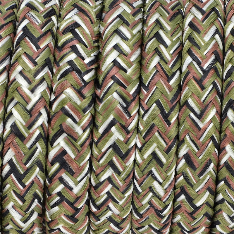 IIT 50' 3/8'' DIAMOND BRAIDED CAMO ROPE WITH CARABINER