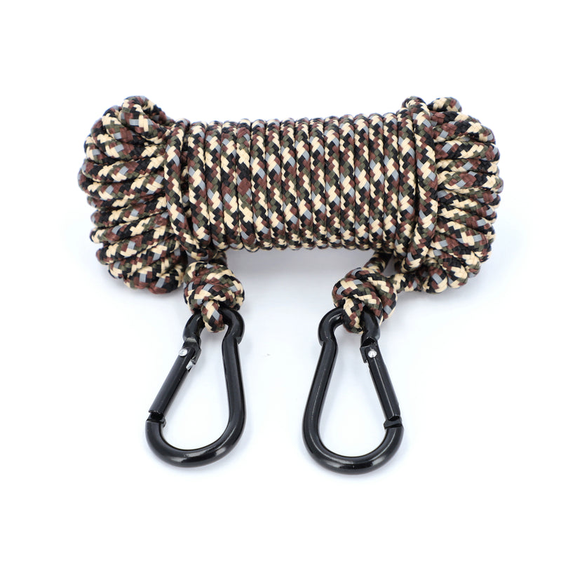 IIT 30' REFLECTIVE CAMO ROPE WITH CARABINER